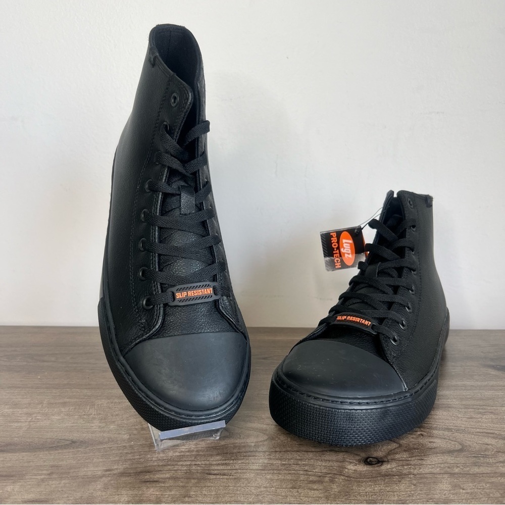 Lugz Women's Stagger Leather Hi Slip Resistant Sneaker Size 10 SKU#24540